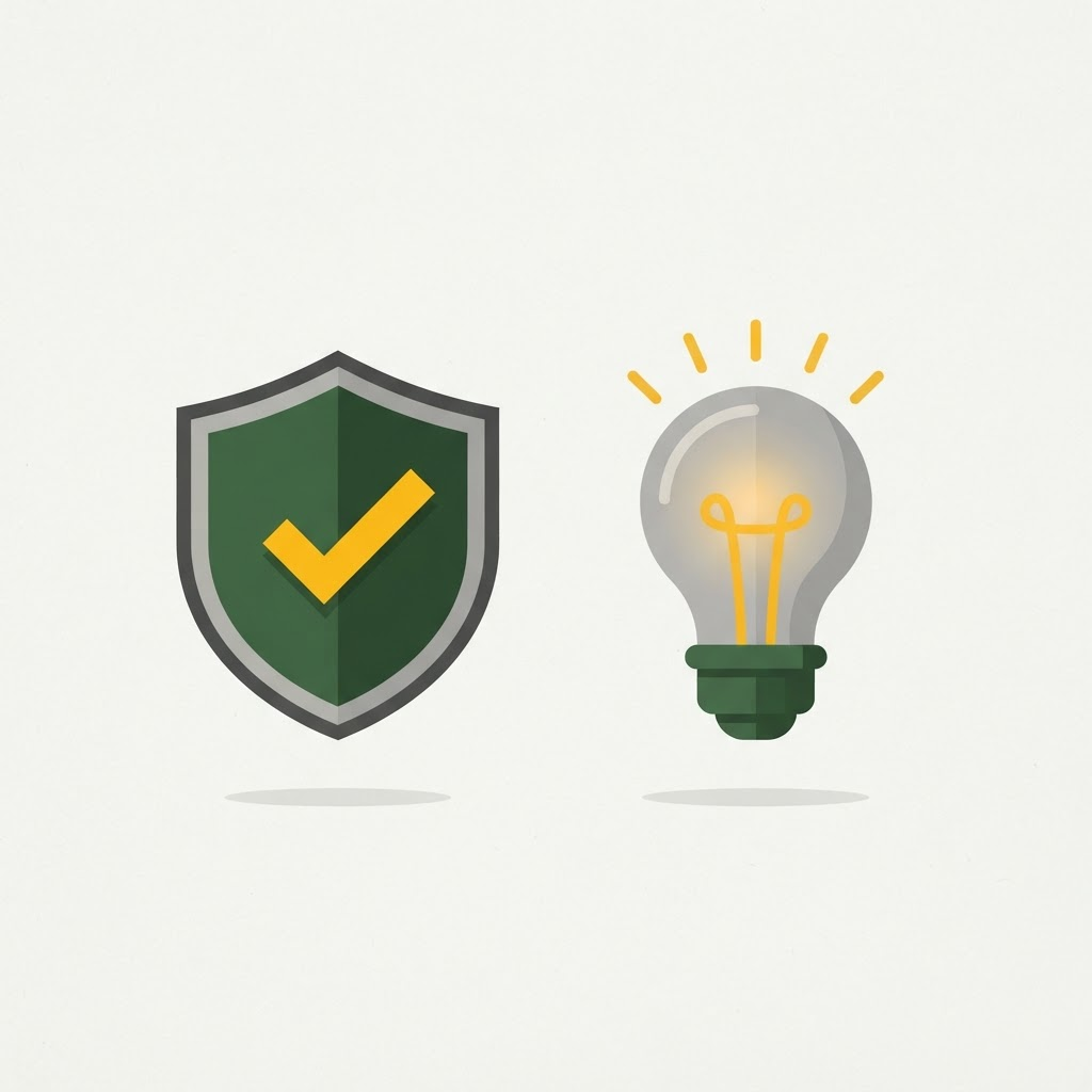 Illustration representing helpful tips and staying safe from scams